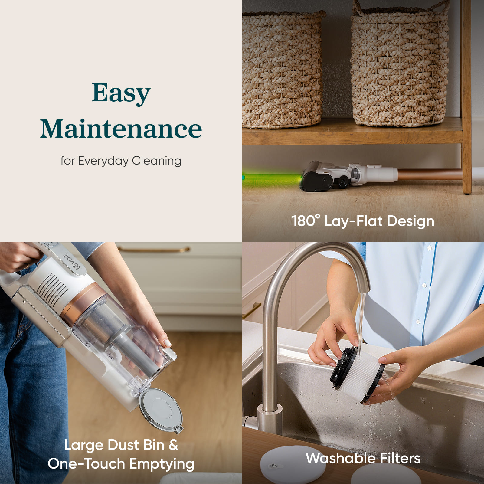 Levoit VortexIQ® Cordless Stick Vacuum