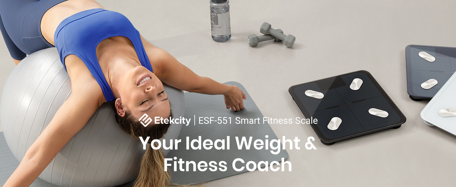 Etekcity ESF-551 Smart Body Weight Scale Details 1