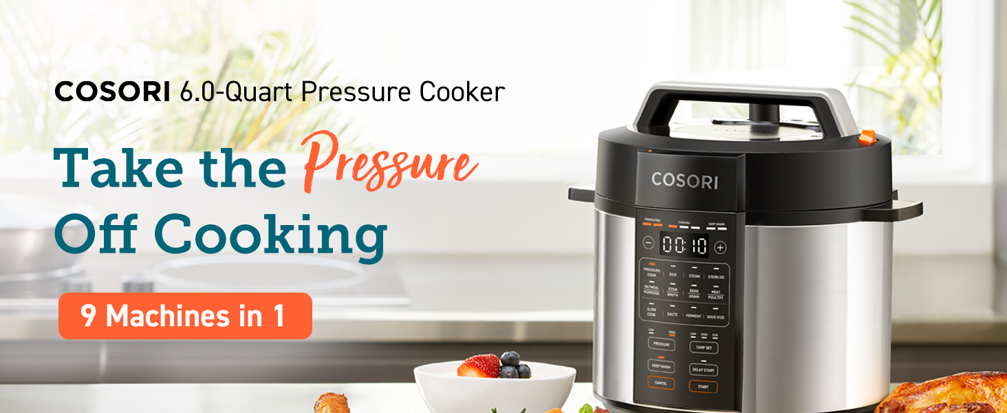 COSORI 6.0-Quart Pressure Cooker Listing 1