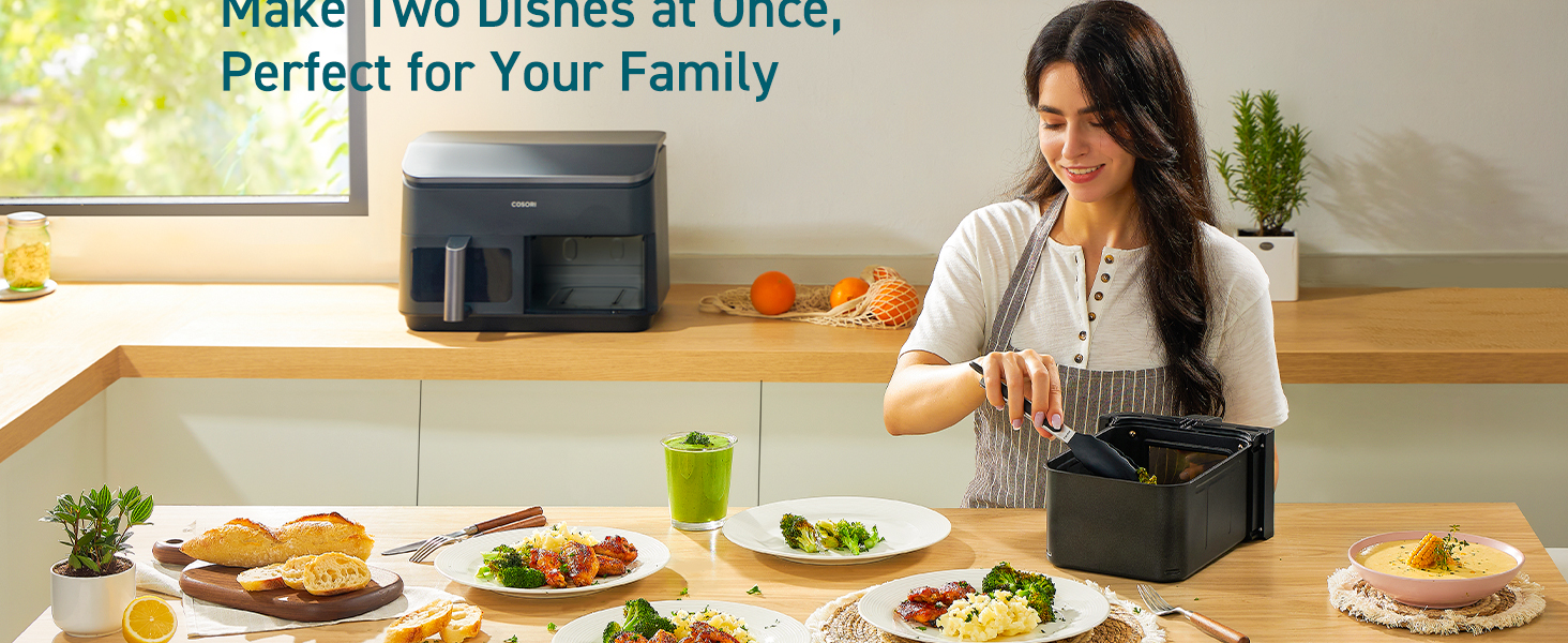 COSORI Dual Basket 9.0 Quart Air Fryer Listing 6
