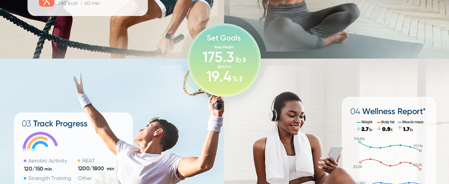 Etekcity EFS-C651-KUS Smart Fitness Scale Details 4