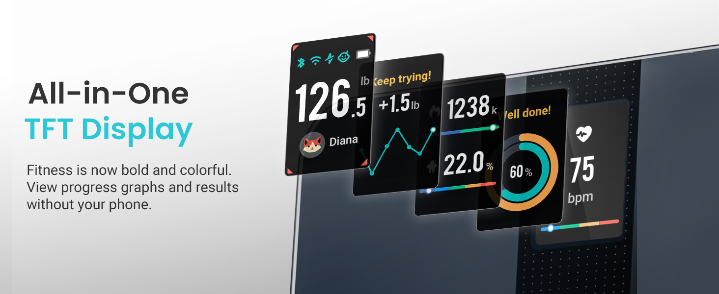 HR Apex Smart BMI Fitness Scale detail 2