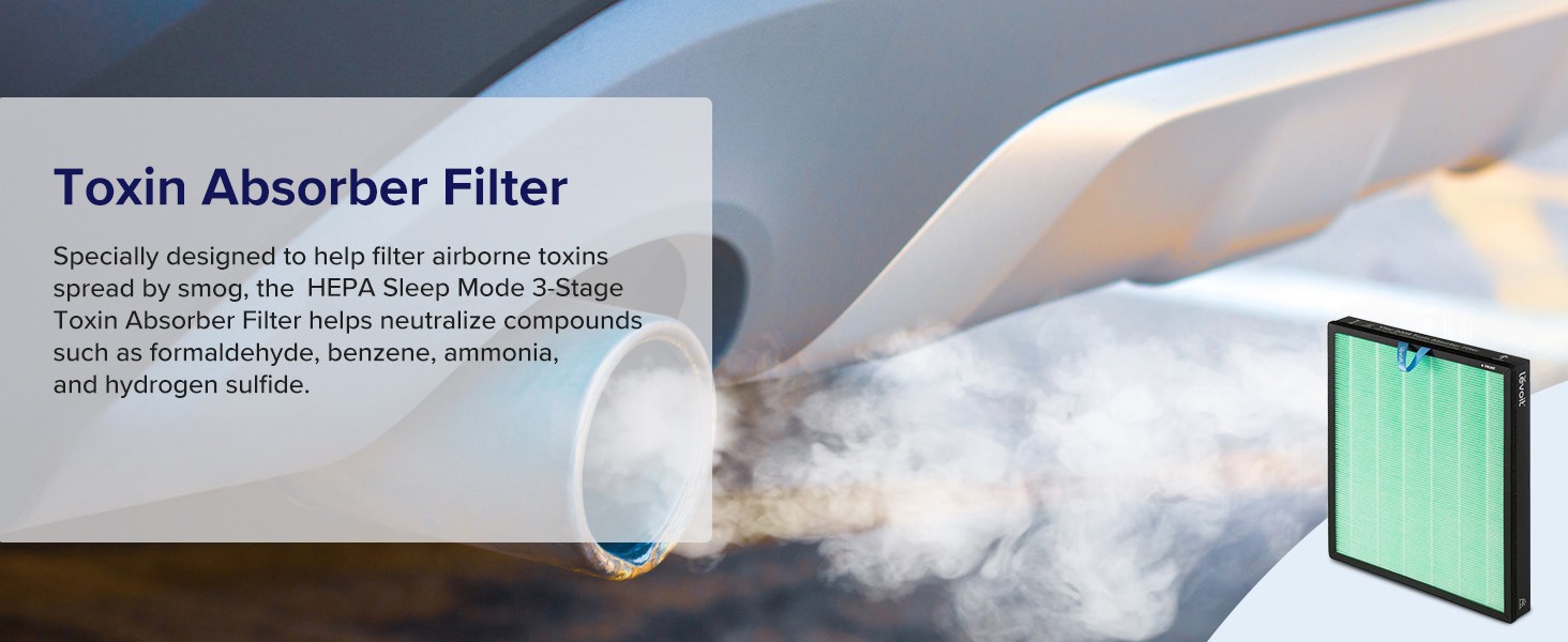 Levoit Vital 100S Air purifier Replacement Filter Toxin Remover
