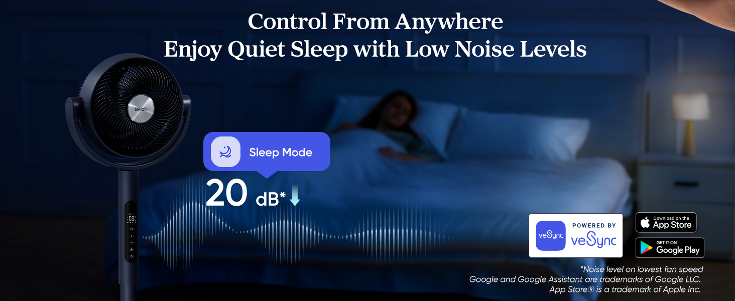 Levoit Smart Pedestal Circulator Fan detail 7