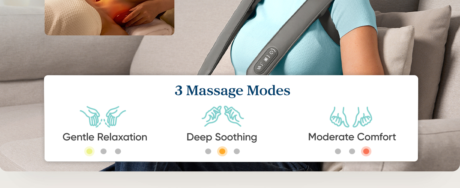 Etekcity Cadeo Cordless Neck and Shoulder Massager PC 4