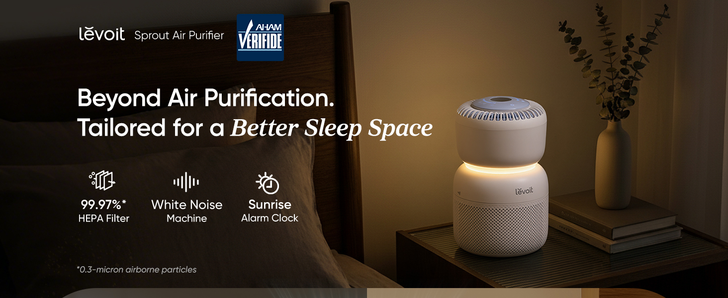 Levoit Sprout hepa air purifier pc  5 