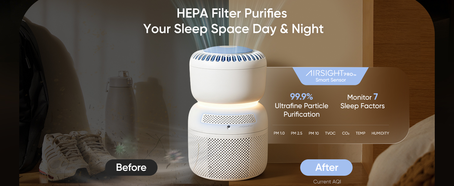 Levoit Sprout hepa air purifier pc  3 