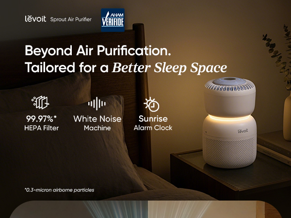 Levoit Sprout Air Purifier for Baby with White Noise - VeSync US