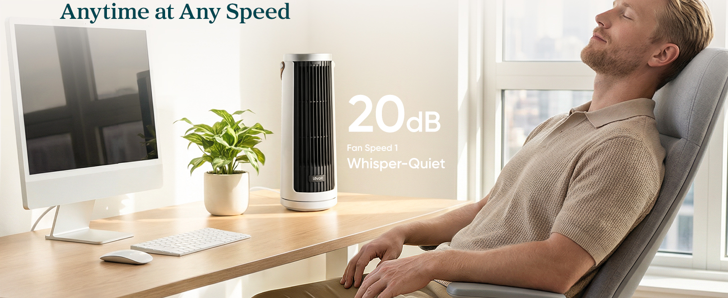 Levoit Windi Mini Tower Fan PC  4 