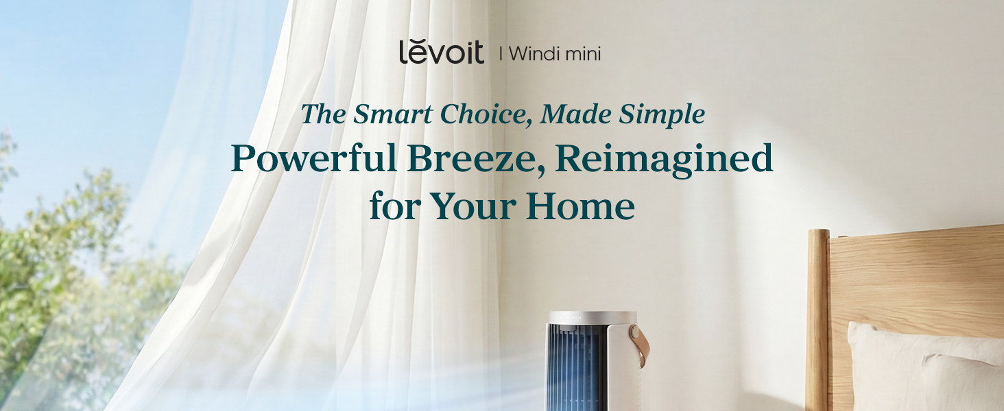 Levoit Windi Mini Tower Fan PC  8 