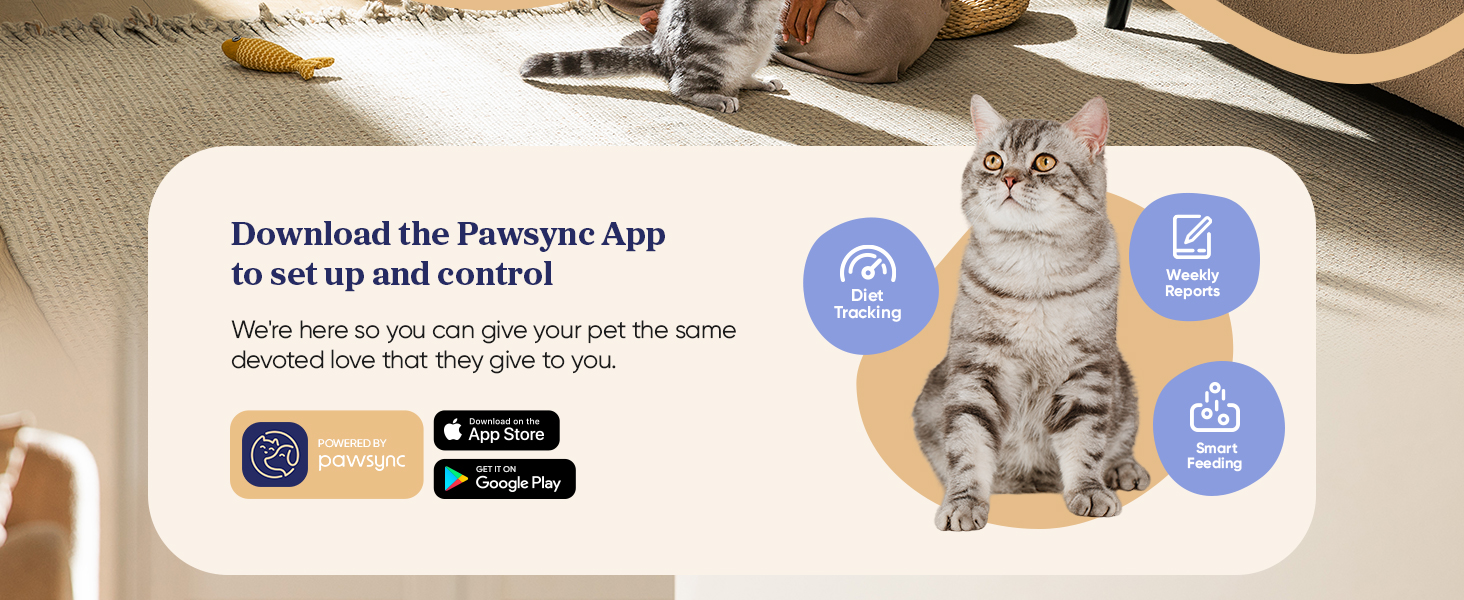 Pawsync Pet Feeder app Control PC