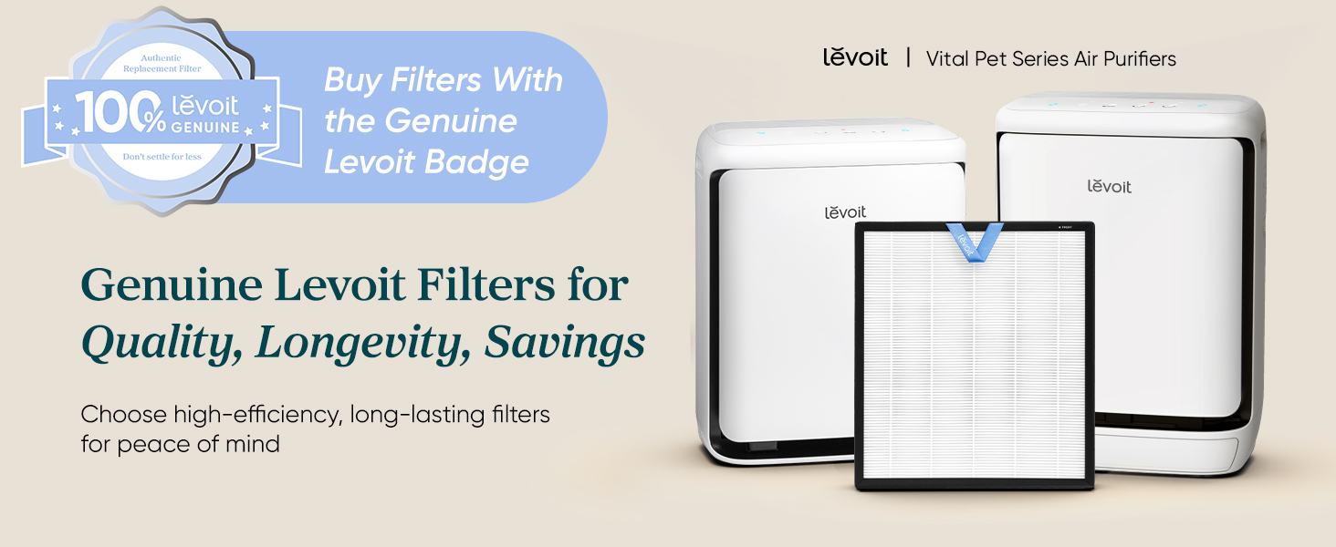 Levoit Vital Pet Air Purifier Replacement Filter PC  2 