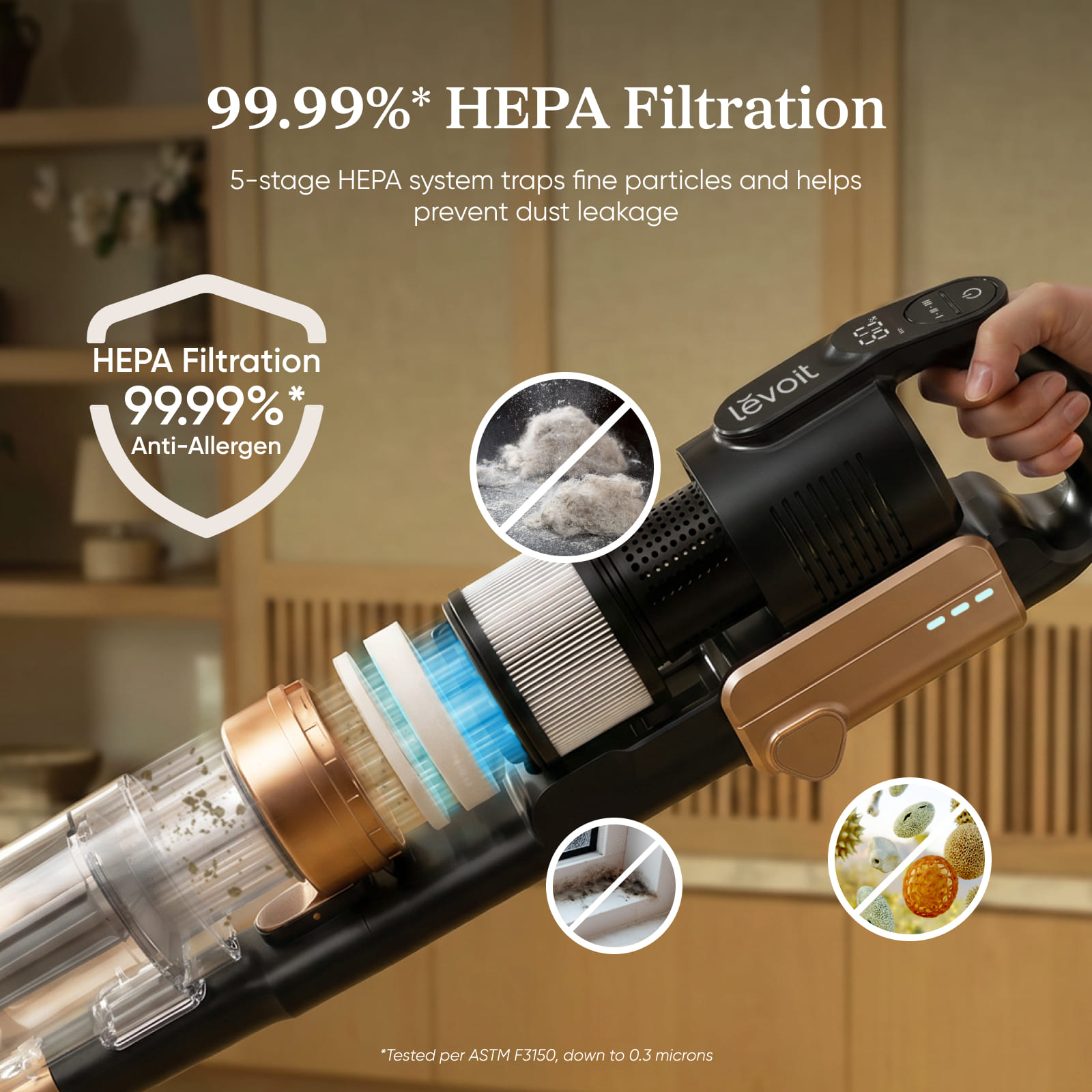 Levoit VortexIQ® Pro Cordless Stick Vacuum