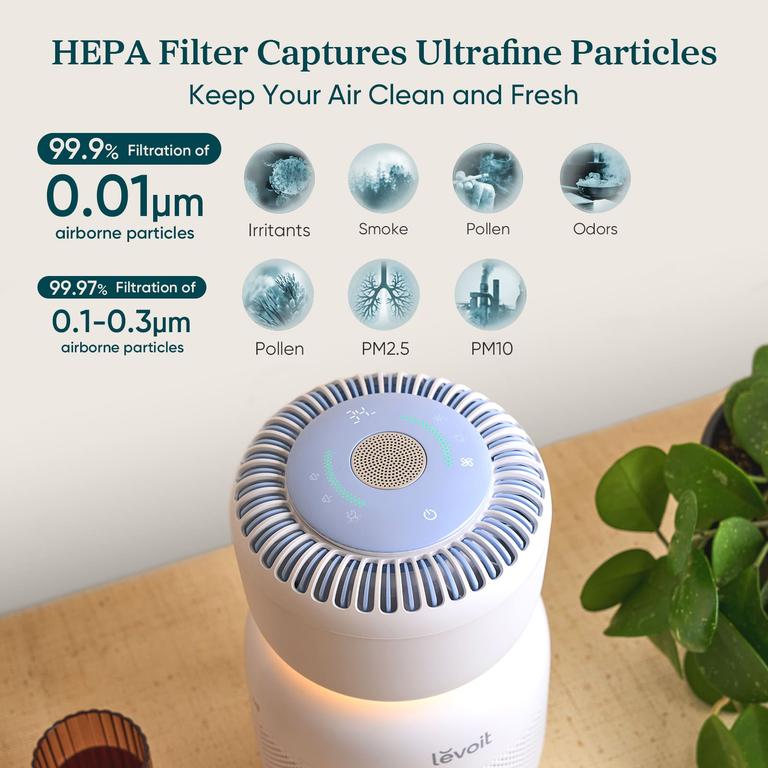 Levoit Sprout Air Purifier for Baby with White Noise - VeSync US
