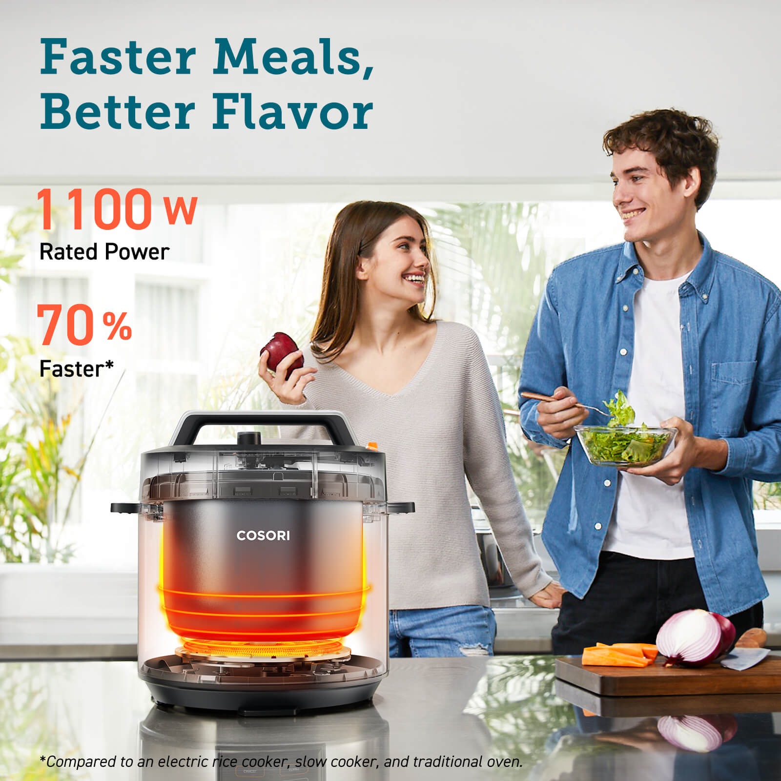 COSORI 6.0-Quart Pressure Cooker