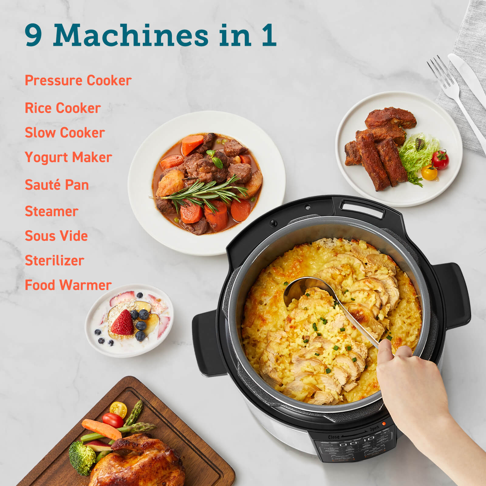 COSORI 6.0-Quart Pressure Cooker