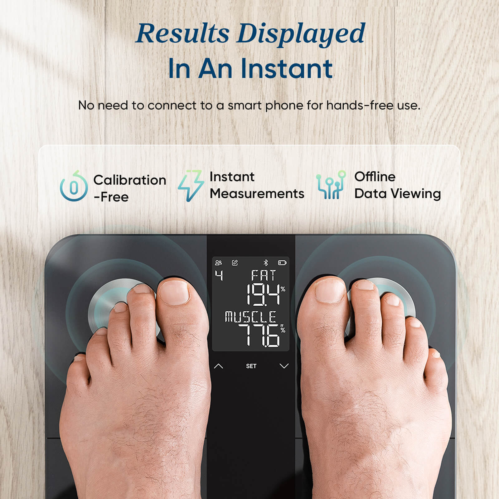 Etekcity EFS-C651-KUS Smart Fitness Scale