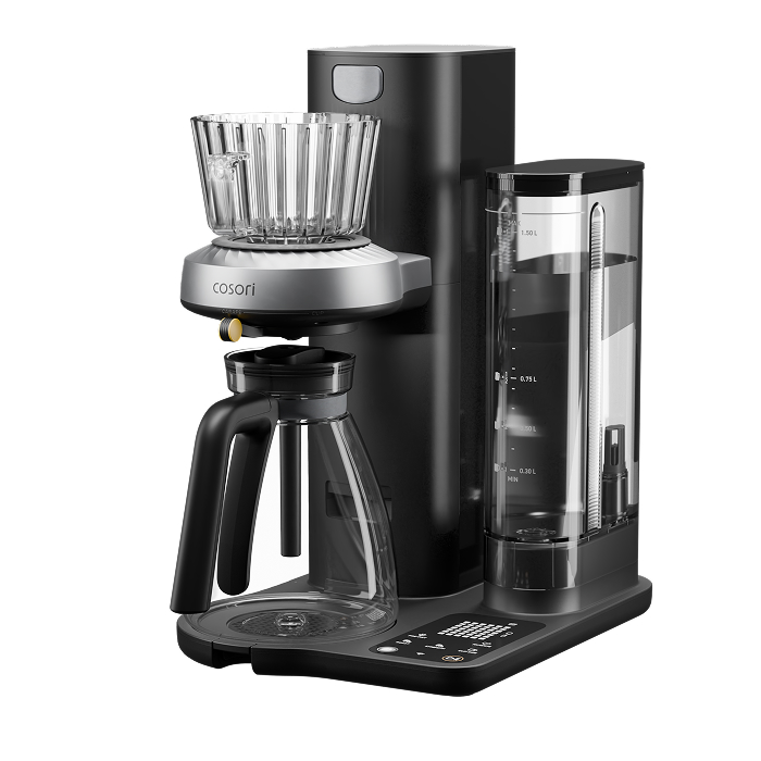Cosori Juni automatic pour-over coffee machine with glass carafe