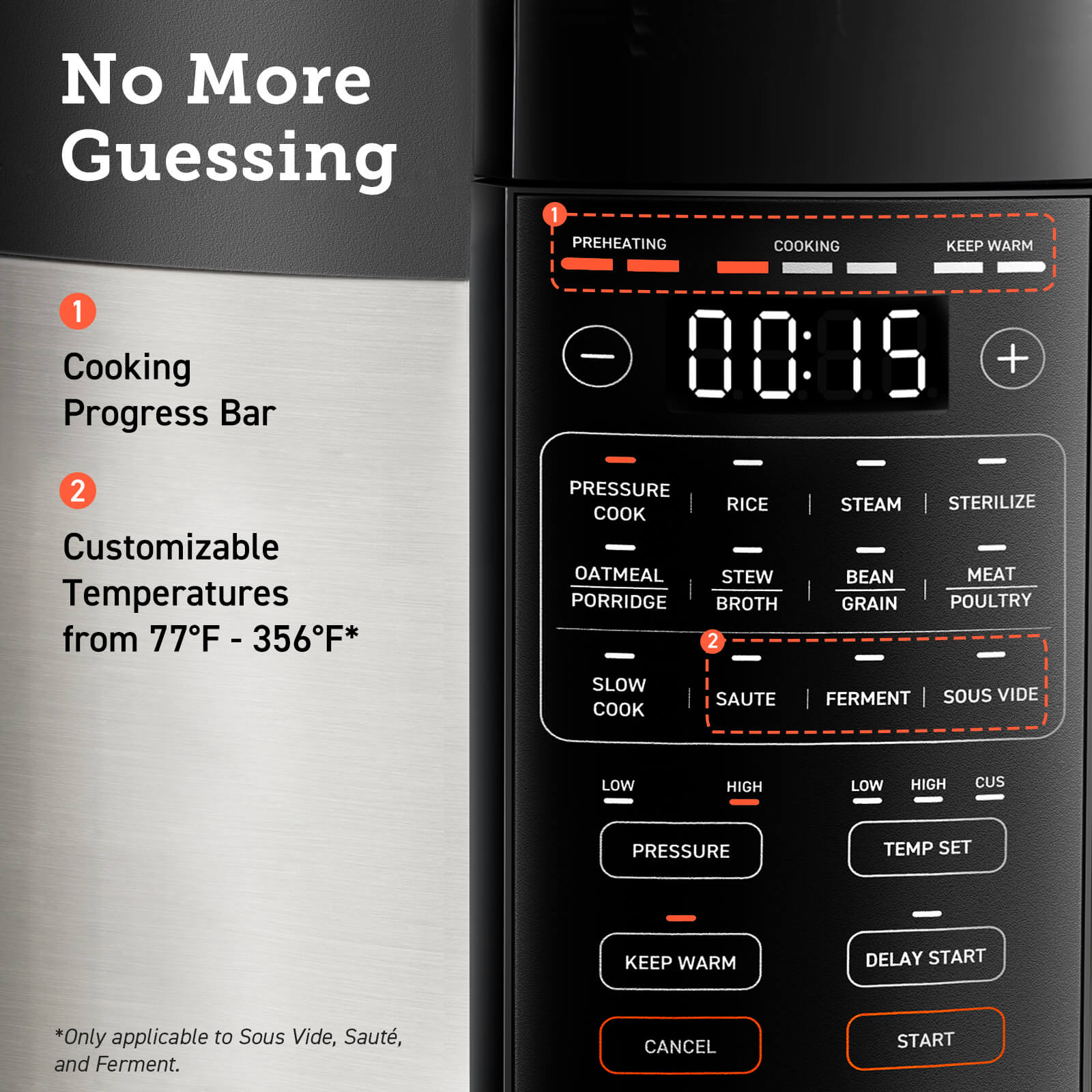 COSORI 6.0-Quart Pressure Cooker
